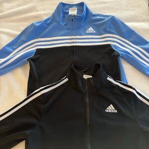Set of two classic Adidas track jackets